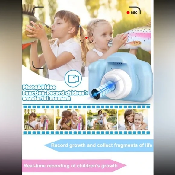 ☀️ Kid Friendly Portable Mini Digital Camera - in Blue - Picture 2 of 7